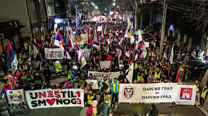 PORUKE SA "STUDENTSKOG EDIKTA" (FOTO/VIDEO)